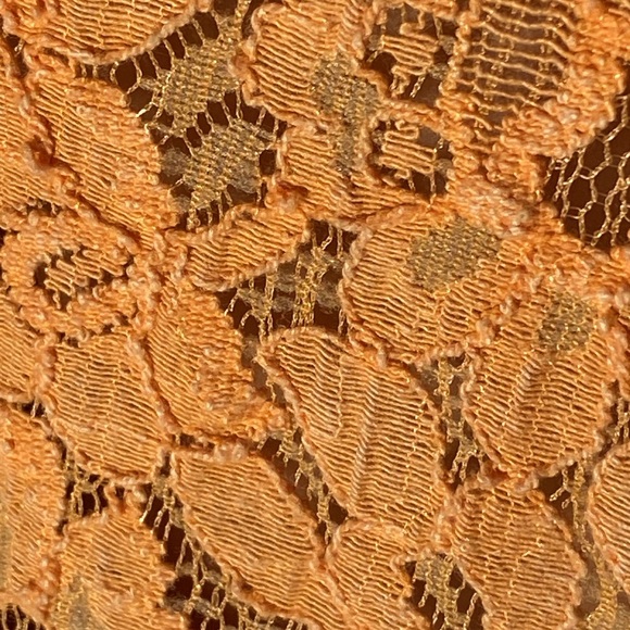BKE - NWT - tank: orange lacy semi-sheer - Picture 14 of 16